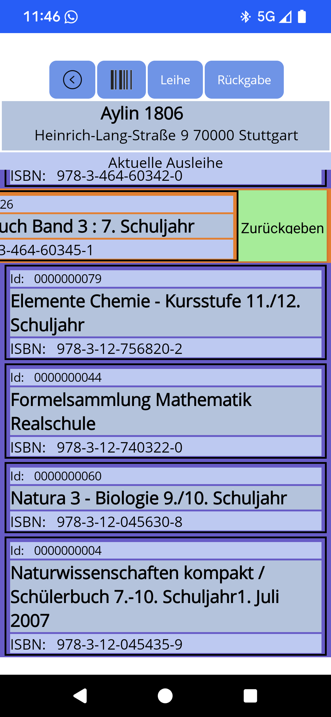 Schüler Details